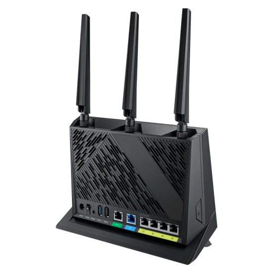 ASUS RT-AX86U Pro routeur sans fil Gigabit Ethernet Bi-bande (2,4 GHz / 5 GHz) Noir ASUS RT-AX86U Pro routeur sans fil Gigabit Ethernet Bi-bande (2,4 GHz / 5 GHz) Noir