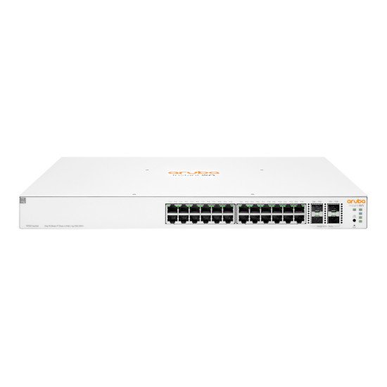 Aruba Instant On 1930 24G Class4 PoE 4SFP/SFP+ 370W Géré L2+ Gigabit Ethernet (10/100/1000) Connexion Ethernet POE 1U Blanc