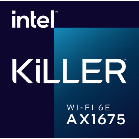 Intel Killer Wi-Fi 6E AX1675 Interne WLAN 2400 Mbit/s