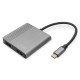 Digitus Adaptateur graphique USB Type-C HDMI 4K 2-en-1 Digitus Adaptateur graphique USB Type-C HDMI 4K 2-en-1
