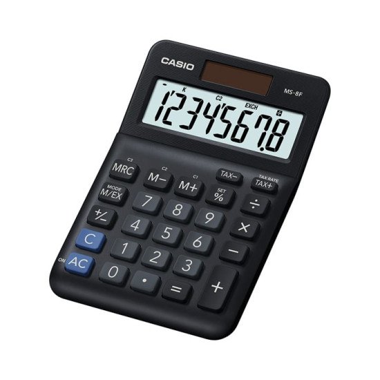 Casio MS-8F calculatrice Bureau Calculatrice basique Noir