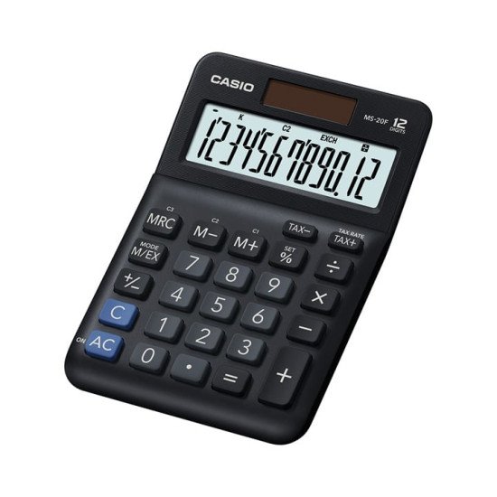 Casio MS-20F calculatrice Bureau Calculatrice basique Noir