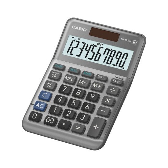 Casio MS-100FM calculatrice Bureau Calculatrice basique Gris