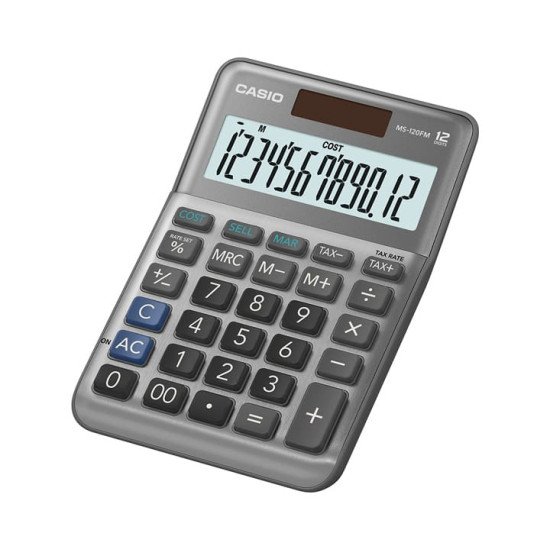 Casio MS-120FM calculatrice Bureau Calculatrice basique Noir