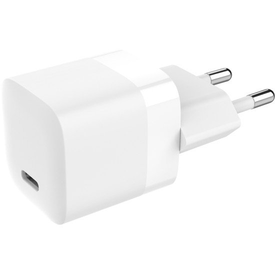 Vision USB-C Charger with EU Plug adaptateur de puissance & onduleur Universel 30 W Blanc