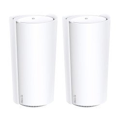 TP-Link Deco XE200(2-pack) Tri-bande (2,4 GHz / 5 GHz / 6 GHz) Wi-Fi 6E (802.11ax) Blanc 1 Interne TP-Link Deco XE200(2-pack) Tri-bande (2,4 GHz / 5 GHz / 6 GHz) Wi-Fi 6E (802.11ax) Blanc 1 Interne