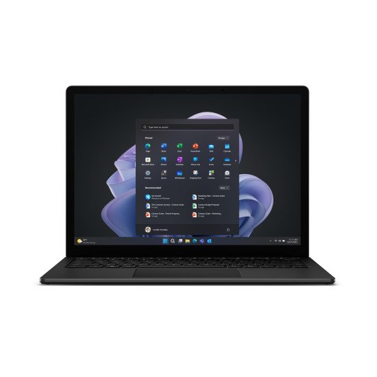 Microsoft Surface Laptop 5 i5-1245U Ordinateur portable 34,3 cm (13.5") Écran tactile Intel® Core™ i5 8 Go LPDDR5x-SDRAM 256 Go SSD Wi-Fi 6 (802.11ax) Windows 11 Pro Noir
