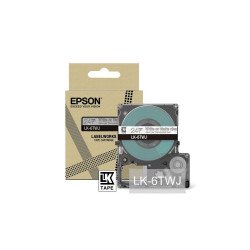 Epson LK-6TWJ Transparent, Blanc Epson LK-6TWJ Transparent, Blanc