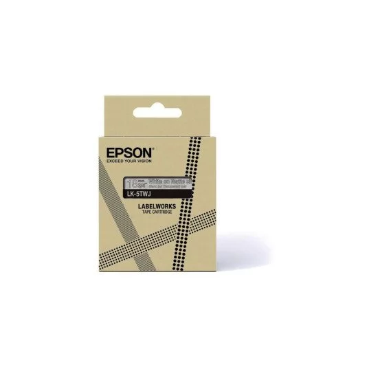 Epson LK-5TWJ Transparent, Blanc Epson LK-5TWJ Transparent, Blanc