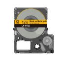 Epson C53S672073 ruban d'étiquette Noir sur jaune Epson C53S672073 ruban d'étiquette Noir sur jaune