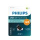 Philips FM12DC152B/00 lecteur USB flash 128 Go USB Type-A 3.2 Gen 1 (3.1 Gen 1) Noir, Argent