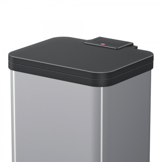 Hailo Öko duo Plus M 18 L Rectangulaire Acier Argent