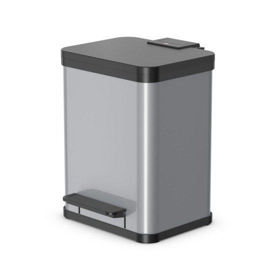 Hailo Öko duo Plus M 18 L Rectangulaire Acier Argent