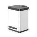 Hailo Öko duo Plus M 18 L Rectangulaire Acier Blanc