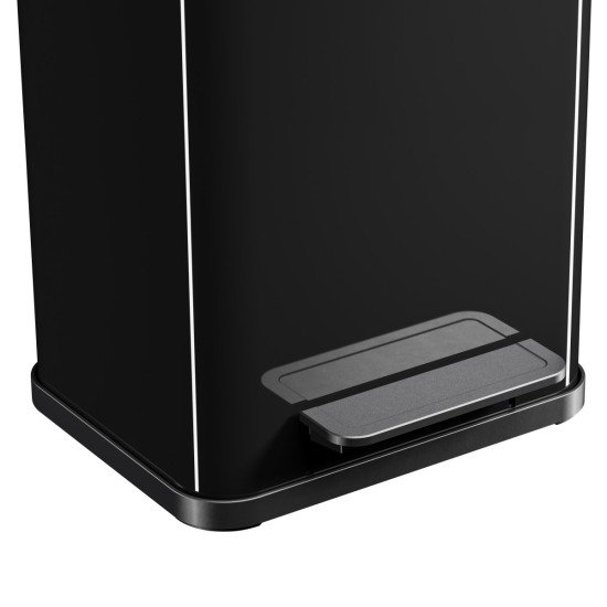 Hailo Öko duo plus M 18 L Rectangulaire Acier Noir