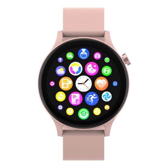 Denver SWC-338RO smartwatche et montre de sport 3,51 cm (1.38") TFT 44.5 mm Numérique 240 x 240 pixels Écran tactile Rose Denver SWC-338RO smartwatche et montre de sport 3,51 cm (1.38") TFT 44.5 mm Numérique 240 x 240 pixels Écran tactile Rose