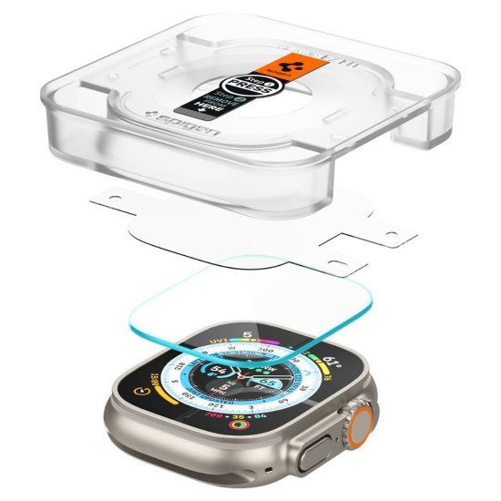 Spigen AGL05556 accessoire intelligent à porter sur soi Protecteur d'écran Transparent Verre trempé