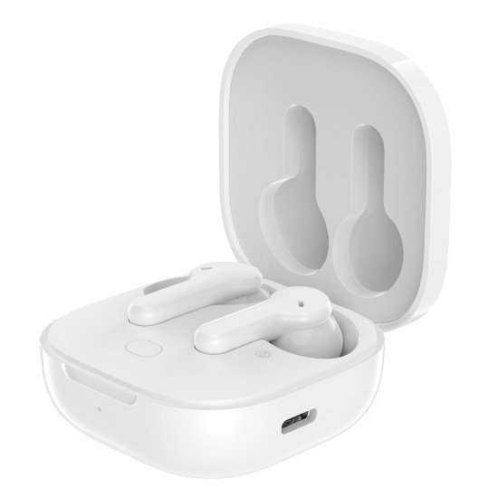 Boompods bassline COMPACT Casque Sans fil Ecouteurs Musique/Quotidien USB Type-C Bluetooth Blanc