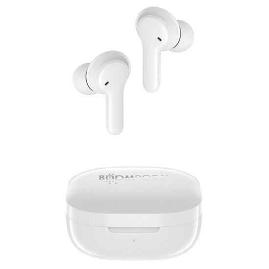 Boompods bassline COMPACT Casque Sans fil Ecouteurs Musique/Quotidien USB Type-C Bluetooth Blanc