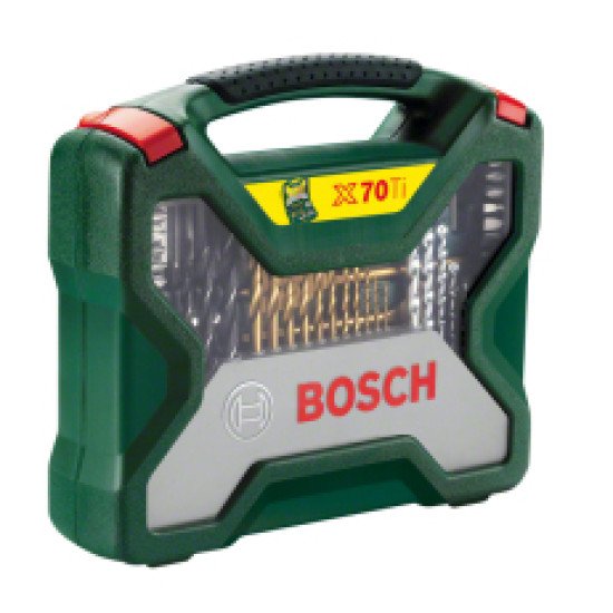 Bosch Carton de coffrets X-Line titane de 70 pièces