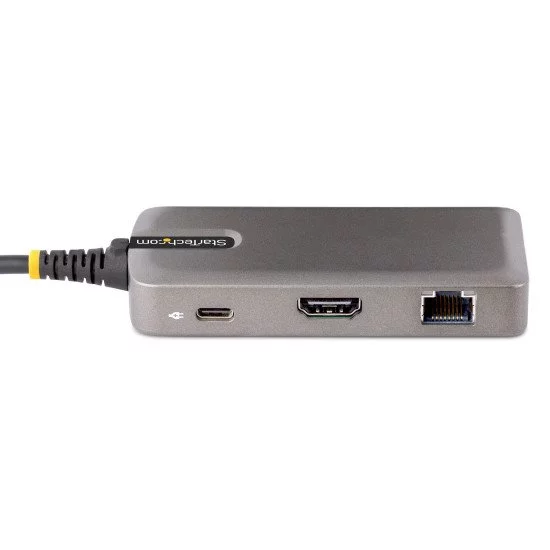 StarTech.com Adaptateur Multiport USB C - Vidéo Double HDMI 4K 60Hz - Hub  USB-A 5 Gbps à 2 Ports, 100W PD Pass-Through, GbE, SD/Micro SD, Station  d'Accueil/Mini Dock, Câble 30cm