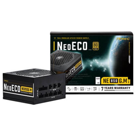 Antec Neo ECO Modular NE850G M EC unité d'alimentation d'énergie 850 W 20+4 pin ATX ATX Noir