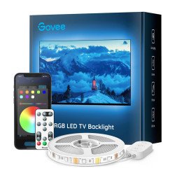 Govee RGB Bluetooth LED Backlight For TVs 46-60 Inches Eclairage intelligent par bande