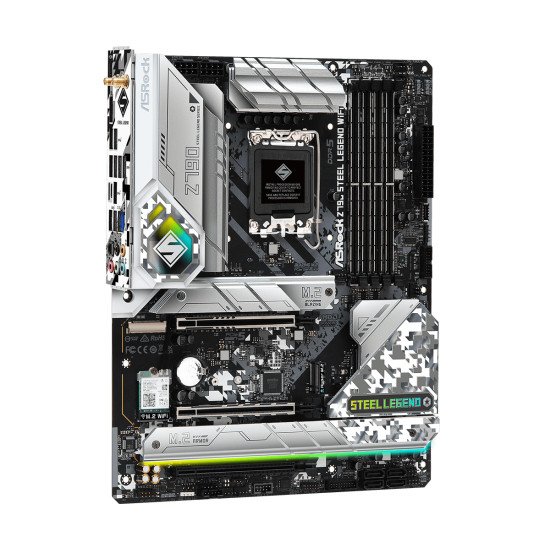 Asrock Z790 Steel Legend WiFi Intel Z790 LGA 1700 ATX Asrock Z790 Steel Legend WiFi Intel Z790 LGA 1700 ATX