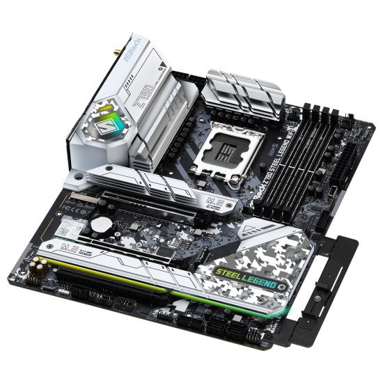 Asrock Z790 Steel Legend WiFi Intel Z790 LGA 1700 ATX Asrock Z790 Steel Legend WiFi Intel Z790 LGA 1700 ATX