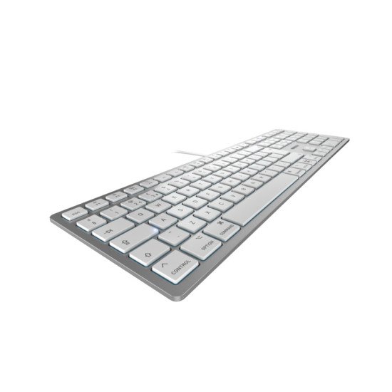 CHERRY KC 6000C FOR MAC clavier Universel USB QWERTY Anglais Argent