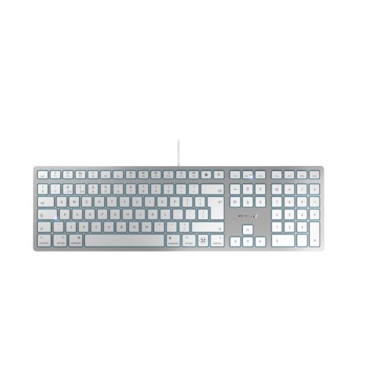 CHERRY KC 6000C FOR MAC clavier Universel USB QWERTY Anglais Argent