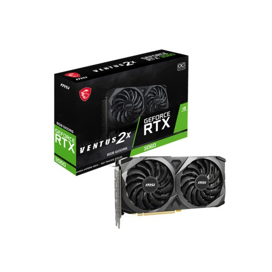 MSI RTX3060 VENTUS 2X OC 8GB NVIDIA GeForce RTX 3060 8 Go GDDR6 MSI RTX3060 VENTUS 2X OC 8GB NVIDIA GeForce RTX 3060 8 Go GDDR6