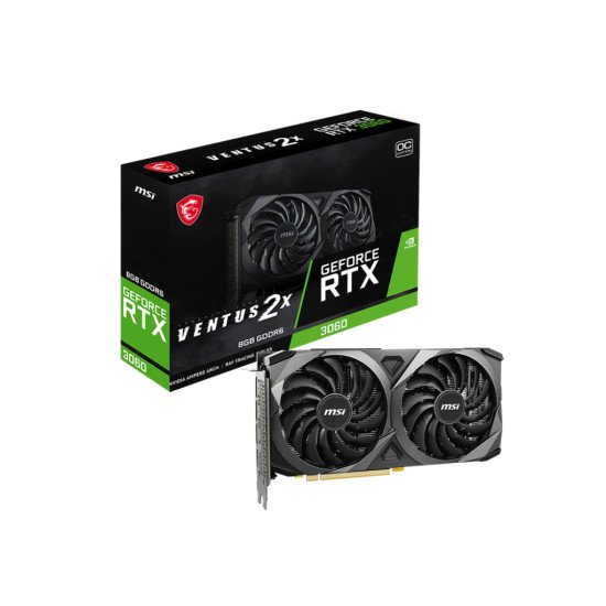 MSI RTX3060 VENTUS 2X OC 8GB NVIDIA GeForce RTX 3060 8 Go GDDR6