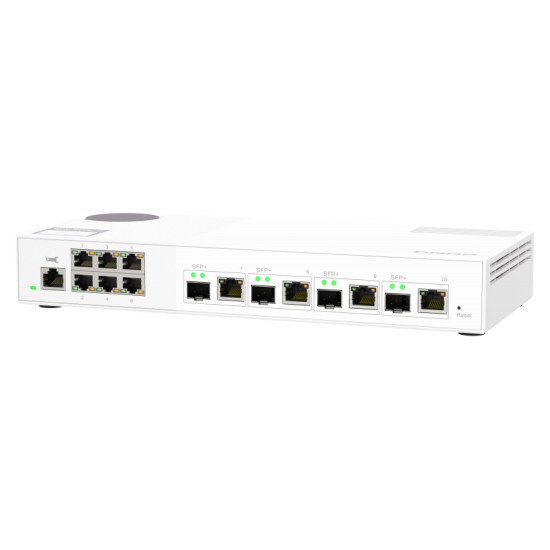 QNAP QSW-M2106-4C commutateur réseau Géré L2 2.5G Ethernet (100/1000/2500) Blanc