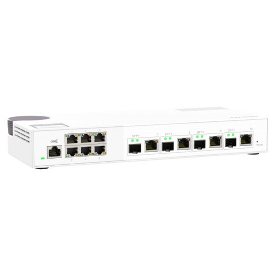 QNAP QSW-M2106-4C commutateur réseau Géré L2 2.5G Ethernet (100/1000/2500) Blanc