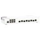 QNAP QSW-M2106-4C commutateur réseau Géré L2 2.5G Ethernet (100/1000/2500) Blanc