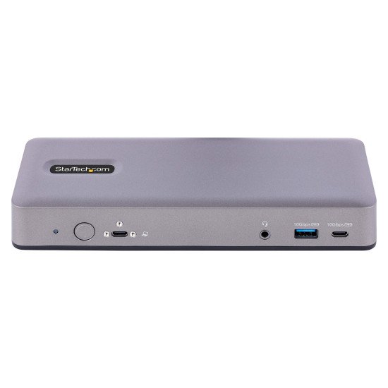 StarTech.com Station d'Accueil USB-C - Hub USB-C Multi-Moniteur HDMI/DP/DP Alt Mode - 3x 4K30 / 2x 4K60 - Dock USB 7 ports - 60W Power Delivery 3.0 - GbE - 3.5 Audio - Station d'Accueil Universelle StarTech.com Station d'Accueil USB-C - Hub USB-C Multi-Moniteur HDMI/DP/DP Alt Mode - 3x 4K30 / 2x 4K60 - Dock USB 7 ports - 60W Power Delivery 3.0 - GbE - 3.5 Audio - Station d'Accueil Universelle