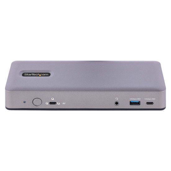 StarTech.com Station d'Accueil USB-C - Hub USB-C Multi-Moniteur HDMI/DP/DP Alt Mode - 3x 4K30 / 2x 4K60 - Dock USB 7 ports - 60W Power Delivery 3.0 - GbE - 3.5 Audio - Station d'Accueil Universelle