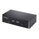 StarTech.com Switch KVM USB C - KVM DisplayPort à 2 ports Vidéo HDR UHD 4K 60Hz - Audio 3.5, Hub 5Gbps 4x USB HID et 2x USB 1 3.2 Gen 1 - Commutateur KVM USB Type-C - Compatible Thunderbolt 3/4 StarTech.com Switch KVM USB C - KVM DisplayPort à 2 ports Vidéo HDR UHD 4K 60Hz - Audio 3.5, Hub 5Gbps 4x USB HID et 2x USB 1 3.2 Gen 1 - Commutateur KVM USB Type-C - Compatible Thunderbolt 3/4