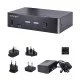 StarTech.com Switch KVM USB C - KVM DisplayPort à 2 ports Vidéo HDR UHD 4K 60Hz - Audio 3.5, Hub 5Gbps 4x USB HID et 2x USB 1 3.2 Gen 1 - Commutateur KVM USB Type-C - Compatible Thunderbolt 3/4 StarTech.com Switch KVM USB C - KVM DisplayPort à 2 ports Vidéo HDR UHD 4K 60Hz - Audio 3.5, Hub 5Gbps 4x USB HID et 2x USB 1 3.2 Gen 1 - Commutateur KVM USB Type-C - Compatible Thunderbolt 3/4