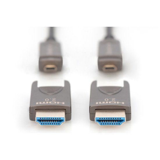 Digitus 4K – câble fibre optique hybride HDMI® AOC avec 10m connecteur amovible