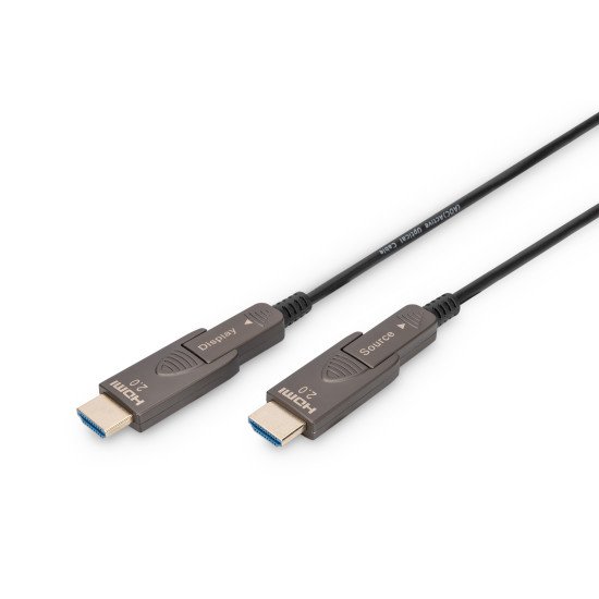Digitus 4K – câble fibre optique hybride HDMI® AOC avec 10m connecteur amovible