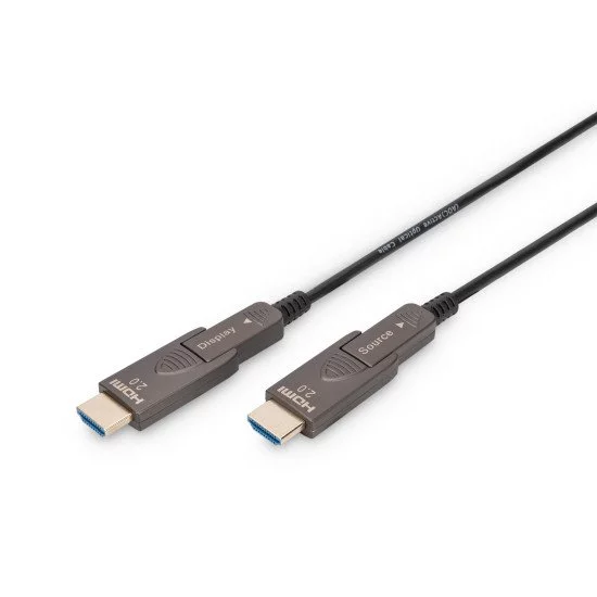 Digitus 4K – câble fibre optique hybride HDMI® AOC avec 10m connecteur amovible Digitus 4K – câble fibre optique hybride HDMI® AOC avec 10m connecteur amovible