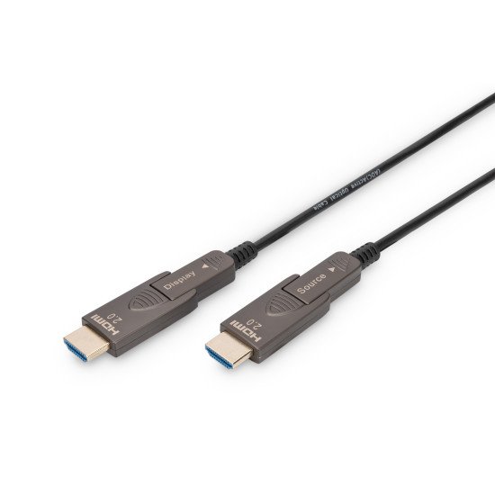 Digitus 4K – câble fibre optique hybride HDMI® AOC avec 20m connecteur amovible