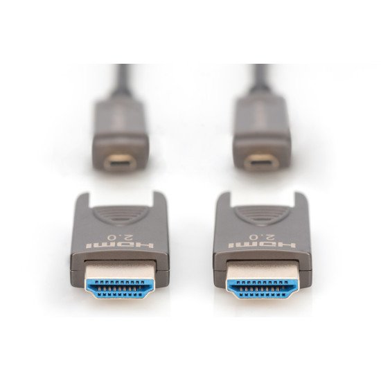 Digitus 4K – câble fibre optique hybride HDMI® AOC avec 30m connecteur amovible