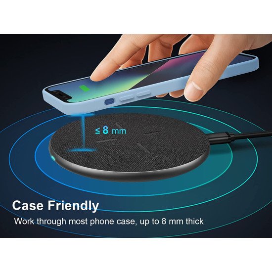 Conceptronic GORGON03G chargeur d'appareils mobiles Casque, Smartphone Gris USB Recharge sans fil Charge rapide Intérieure