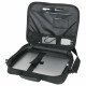 Manhattan Sacoche PC portable Cambridge 14,1", clamshell, noire, ÉCONOMIQUE, poche accessoires, compartiment documents, bandoulière amovible, équiv. Targus CN313/CN414EU, garantie 3 ans