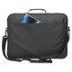 Manhattan Sacoche PC portable Cambridge 17,3", clamshell, noire, ÉCONOMIQUE, poche accessoires, compartiment documents, bandoulière amovible, équiv. Targus CN418EU, garantie 3 ans