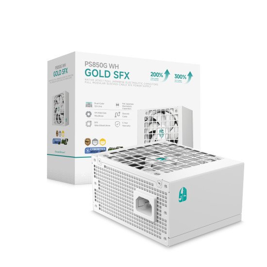 Gamer Storm PS850G WH unité d'alimentation d'énergie 850 W 20+4 pin ATX ATX Blanc