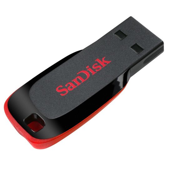 Sandisk Cruzer Blade lecteur USB flash 32 Go USB Type-A 2.0 Noir, Rouge